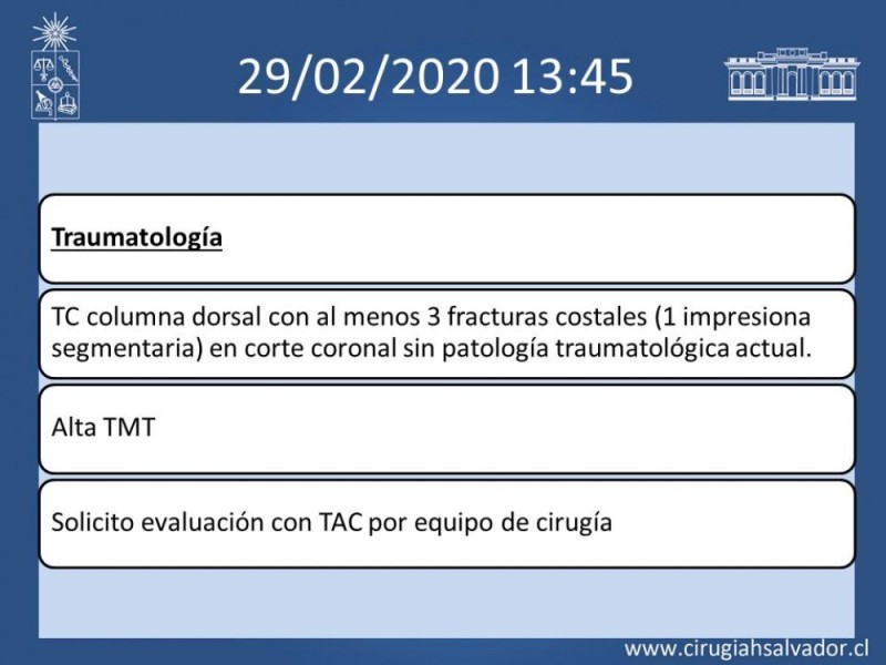 Diapositiva 17 de Trauma Esplénico