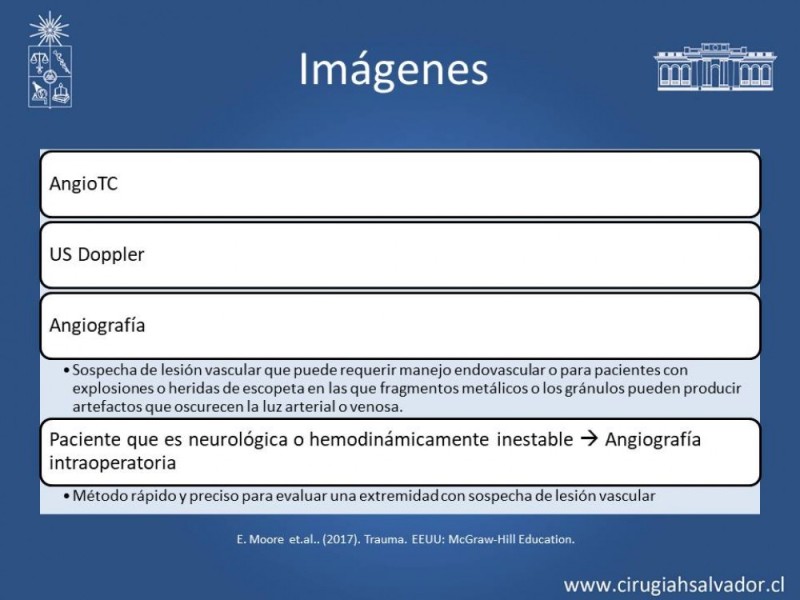 Diapositiva 13 de Trauma Vascular Periférico