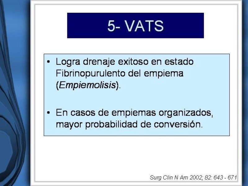 Diapositiva 26 de Empiema Pleural