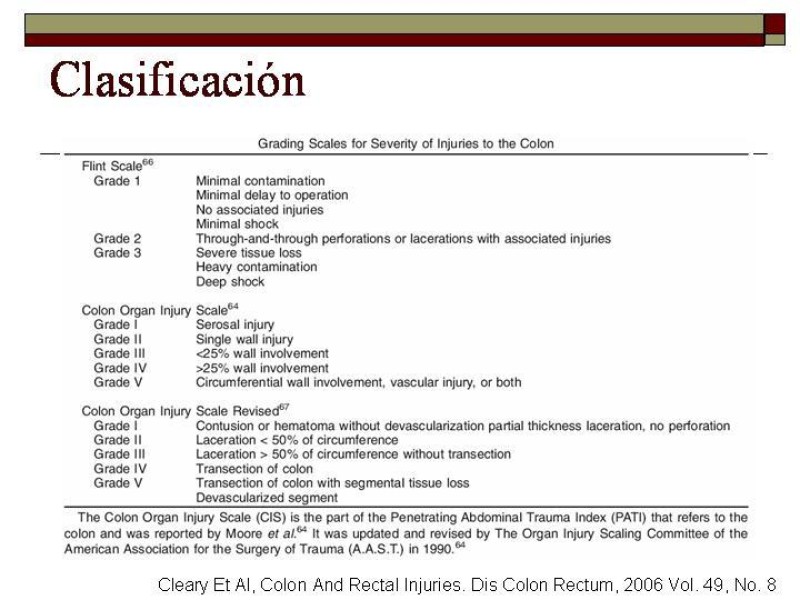 Diapositiva 10 de Trauma de Colon