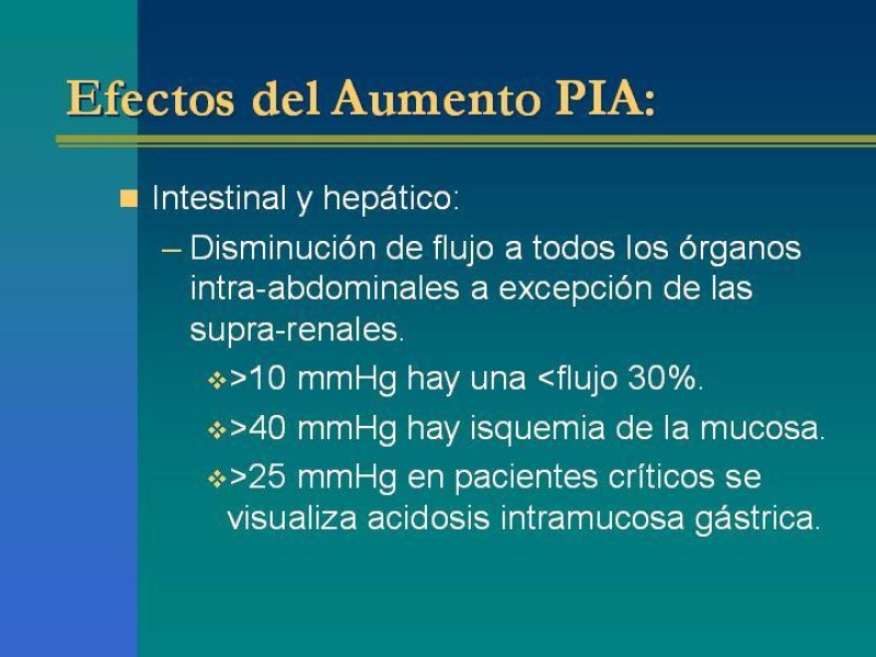 Diapositiva 4 de Sindrome Compartimental Abdominal