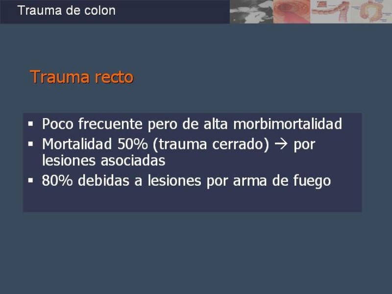 Diapositiva 2 de Trauma de Colon