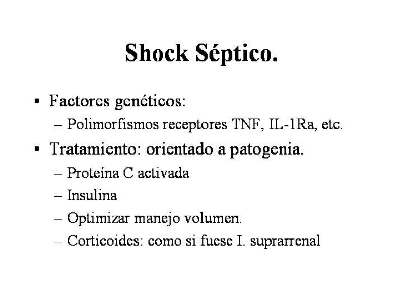Diapositiva 13 de Sepsis y Shock séptico.