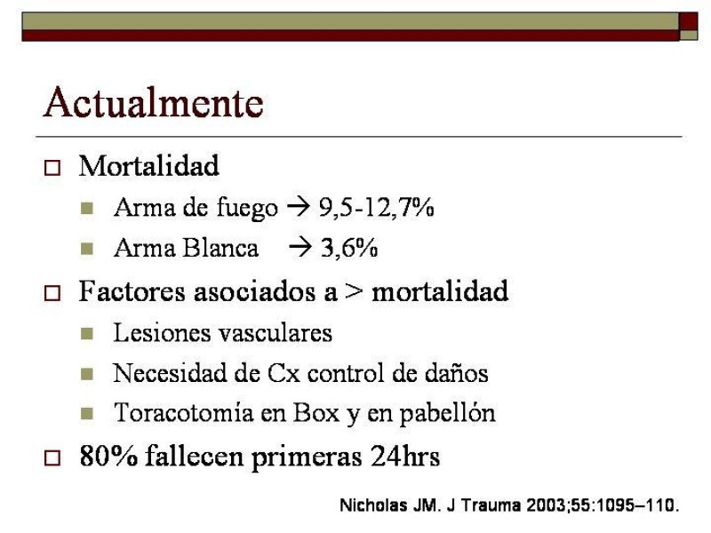 Diapositiva 5 de Trauma de Colon
