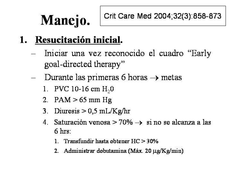 Diapositiva 14 de Sepsis y Shock séptico.