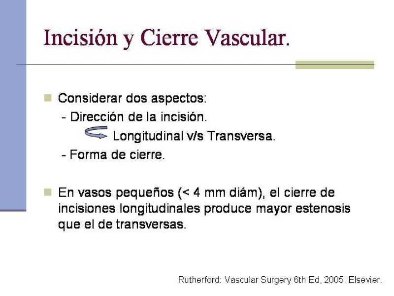 Diapositiva 13 de Reparación y Anastomosis Vasculares