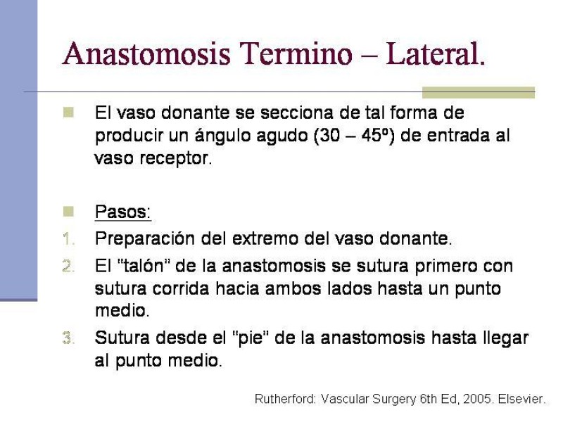 Diapositiva 24 de Reparación y Anastomosis Vasculares