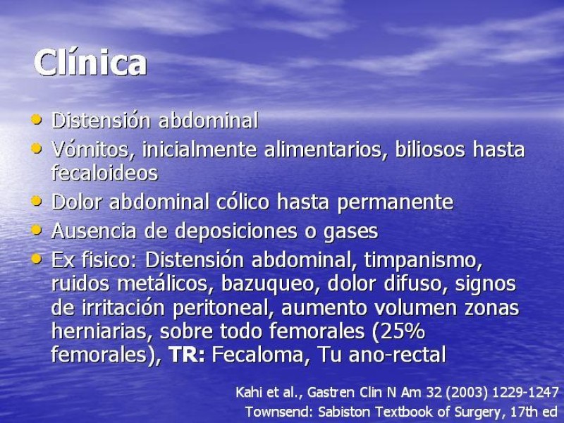 Diapositiva 8 de Obstrucción Intestinal: Estudio Diagnostico y Manejo inicial