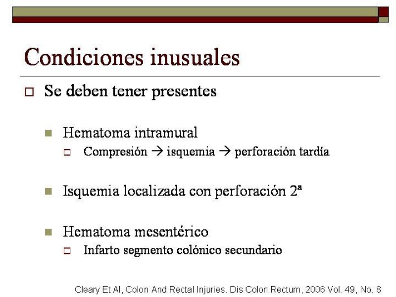 Diapositiva 22 de Trauma de Colon