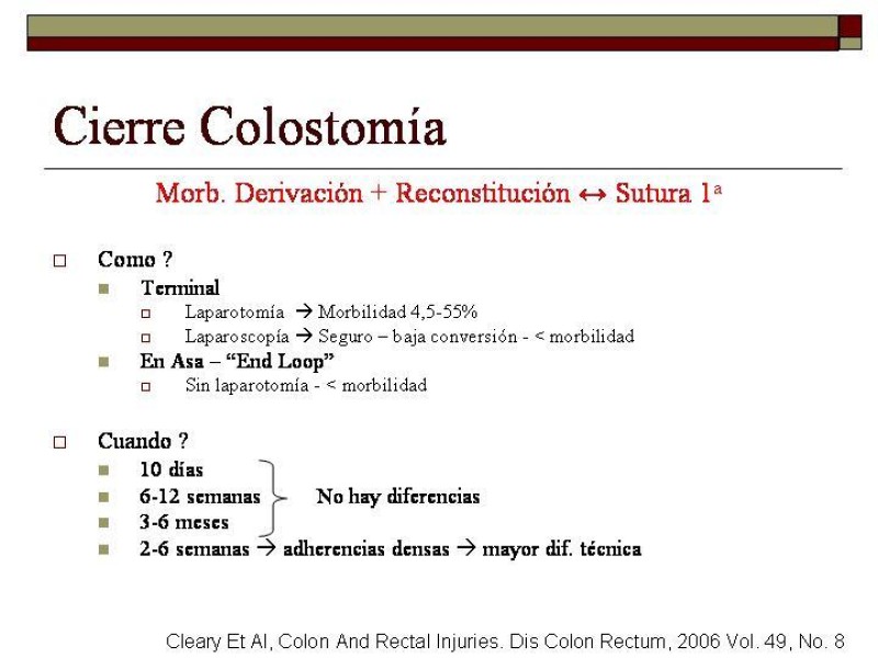 Diapositiva 16 de Trauma de Colon