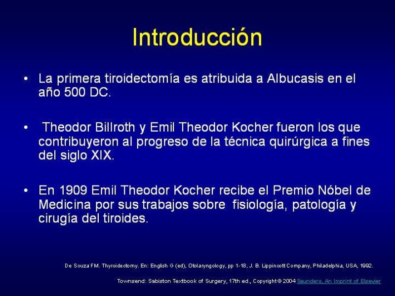 Diapositiva 1 de Tiroidectomía