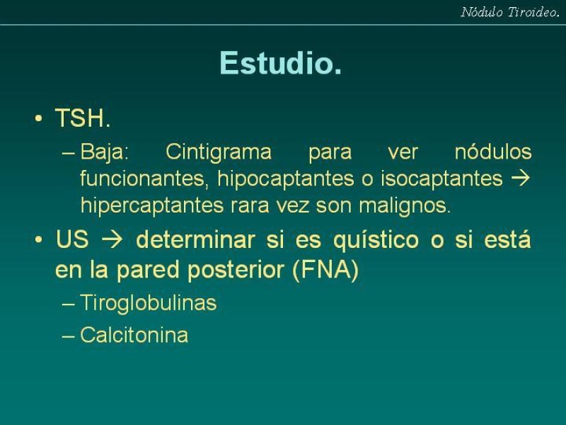 Diapositiva 4 de Nódulo Tiroideo