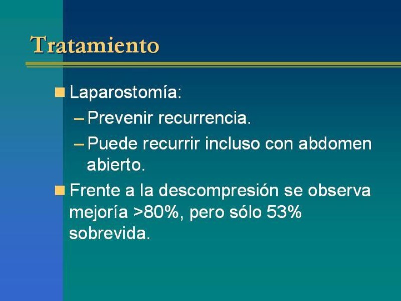 Diapositiva 15 de Sindrome Compartimental Abdominal