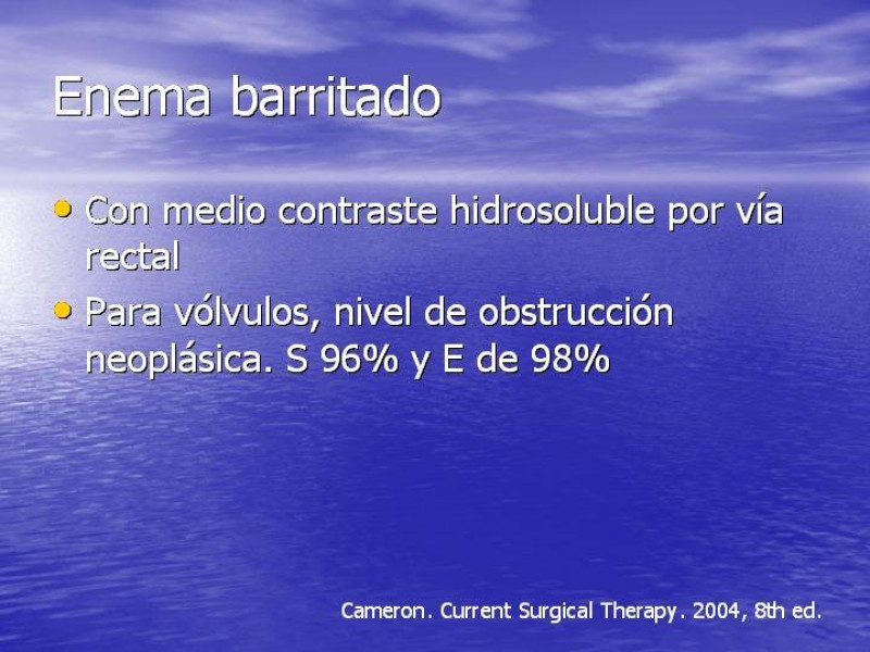 Diapositiva 15 de Obstrucción Intestinal: Estudio Diagnostico y Manejo inicial