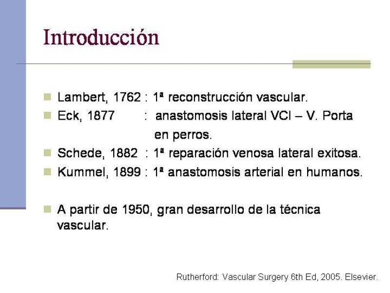 Diapositiva 1 de Reparación y Anastomosis Vasculares