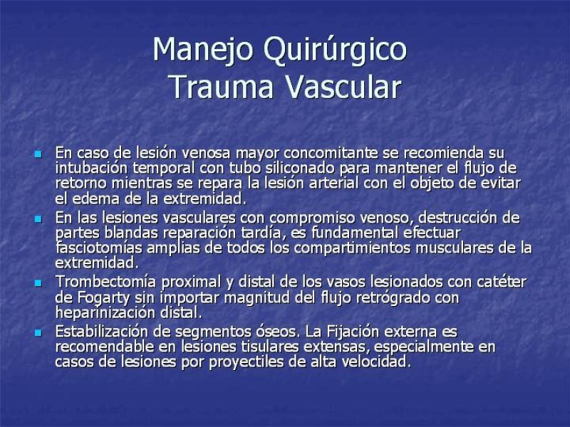 Diapositiva 7 de Abordaje Quirúrgico Vasculares
