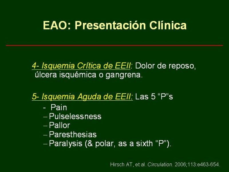 Diapositiva 26 de Clínica , Epidemiología y Factores Etiológicos de la Enf. Arterial Oclusiva Crónica