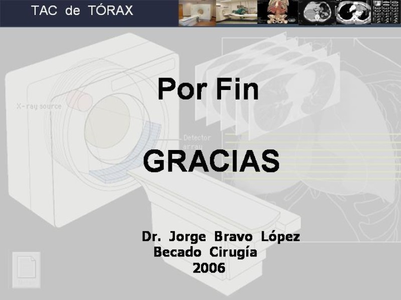 Diapositiva 72 de Imaginología Toráxica TAC