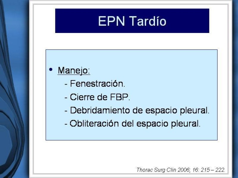 Diapositiva 44 de Empiema Pleural