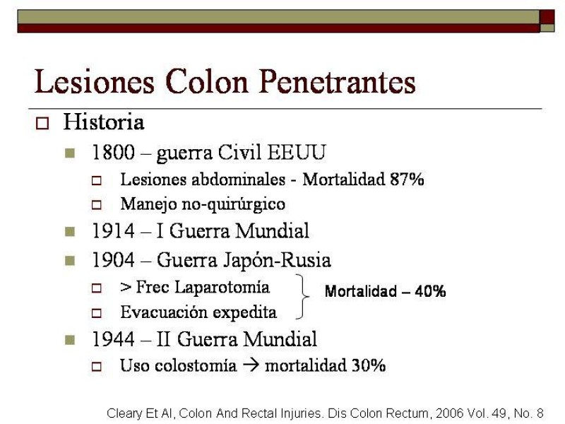 Diapositiva 3 de Trauma de Colon