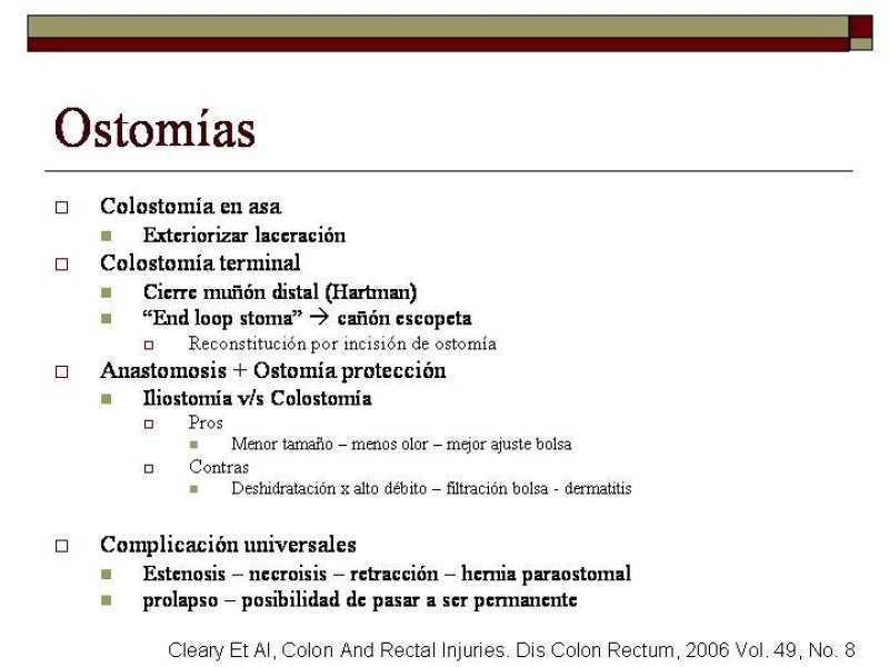 Diapositiva 15 de Trauma de Colon