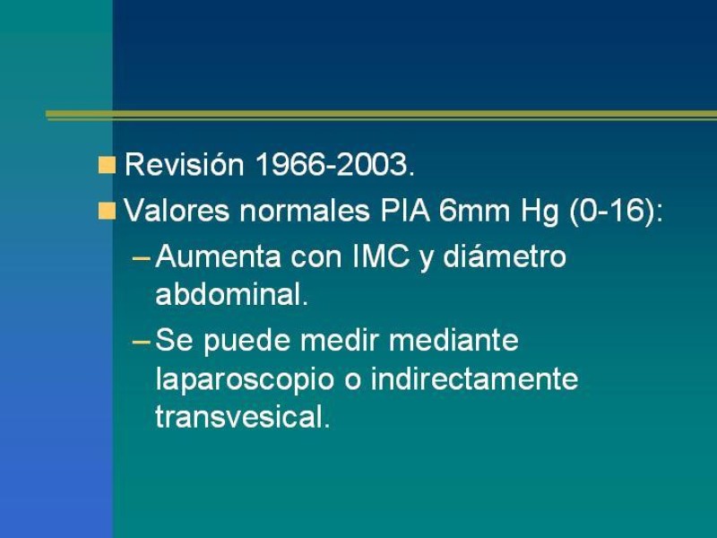 Diapositiva 2 de Sindrome Compartimental Abdominal