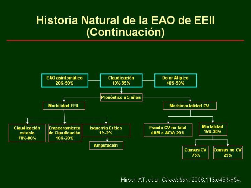 Diapositiva 18 de Clínica , Epidemiología y Factores Etiológicos de la Enf. Arterial Oclusiva Crónica