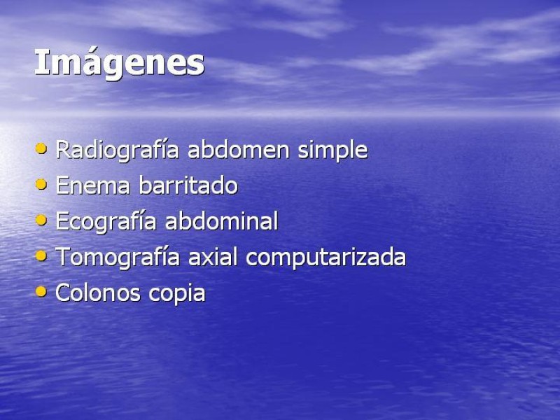 Diapositiva 9 de Obstrucción Intestinal: Estudio Diagnostico y Manejo inicial