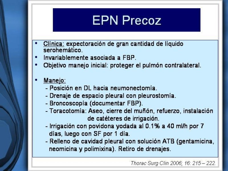Diapositiva 43 de Empiema Pleural