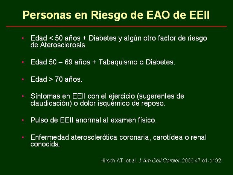 Diapositiva 14 de Clínica , Epidemiología y Factores Etiológicos de la Enf. Arterial Oclusiva Crónica
