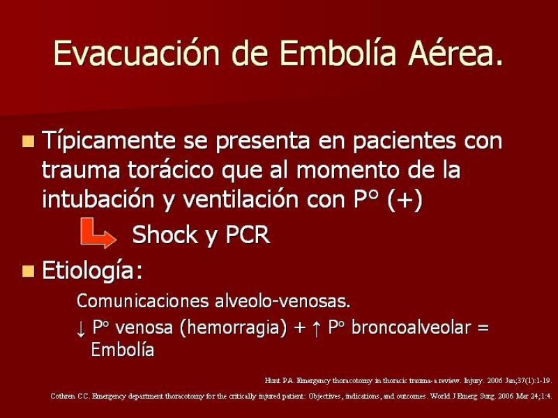 Diapositiva 13 de Toracotomía de Urgencia