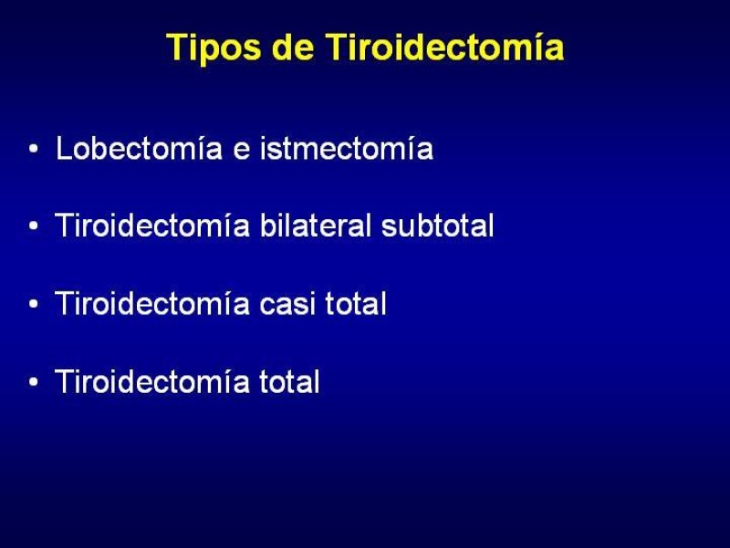 Diapositiva 12 de Tiroidectomía
