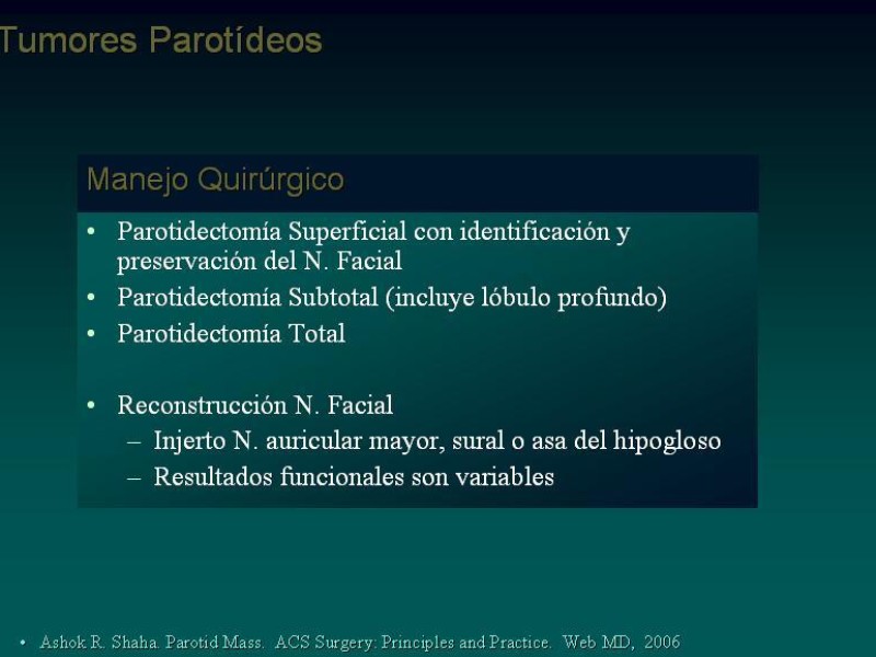Diapositiva 21 de Masas Parotídeas
