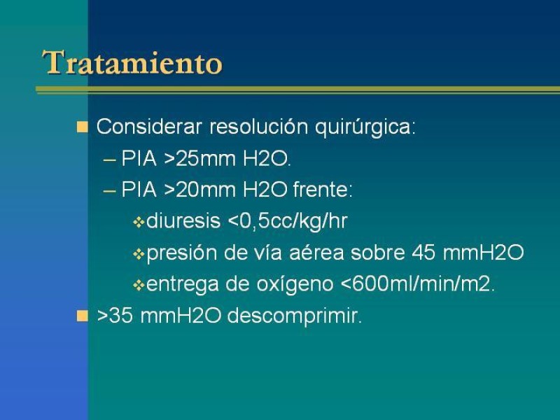 Diapositiva 13 de Sindrome Compartimental Abdominal