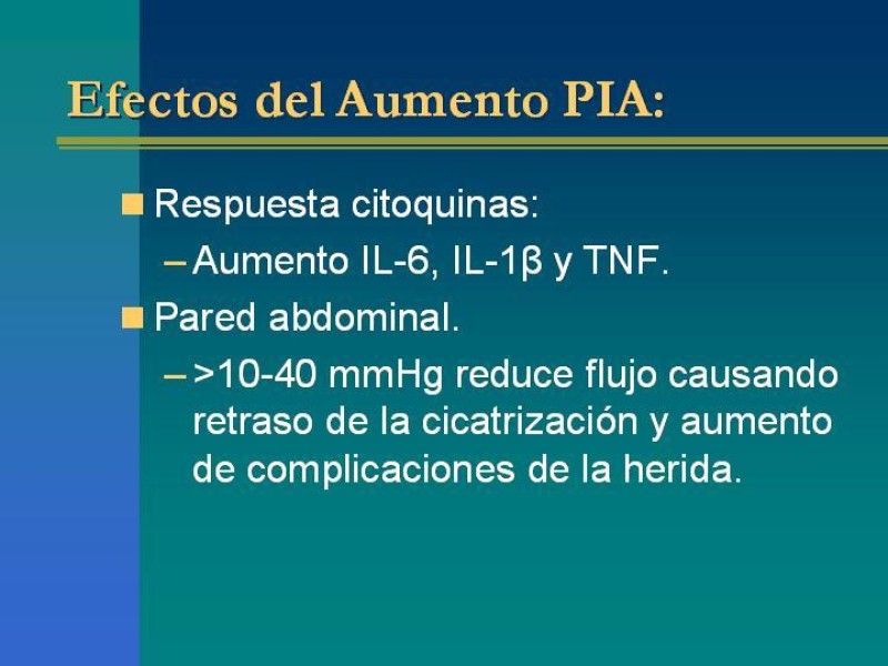 Diapositiva 7 de Sindrome Compartimental Abdominal