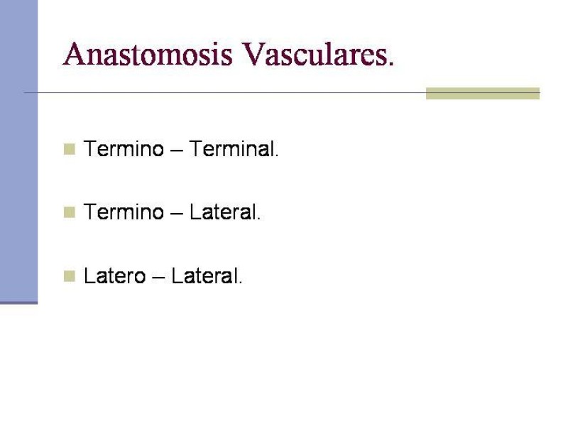 Diapositiva 19 de Reparación y Anastomosis Vasculares