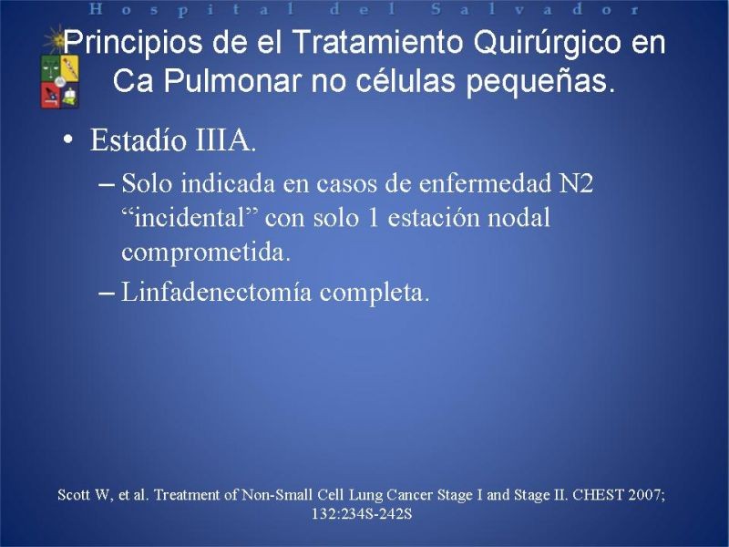 Diapositiva 34 de Cáncer Pulmonar