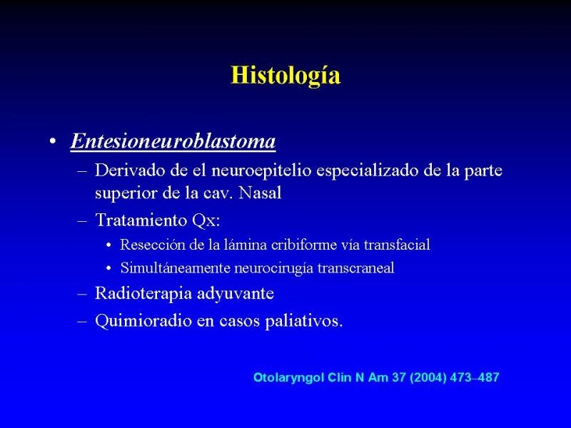 Diapositiva 17 de Tumores de Senos Paranasales