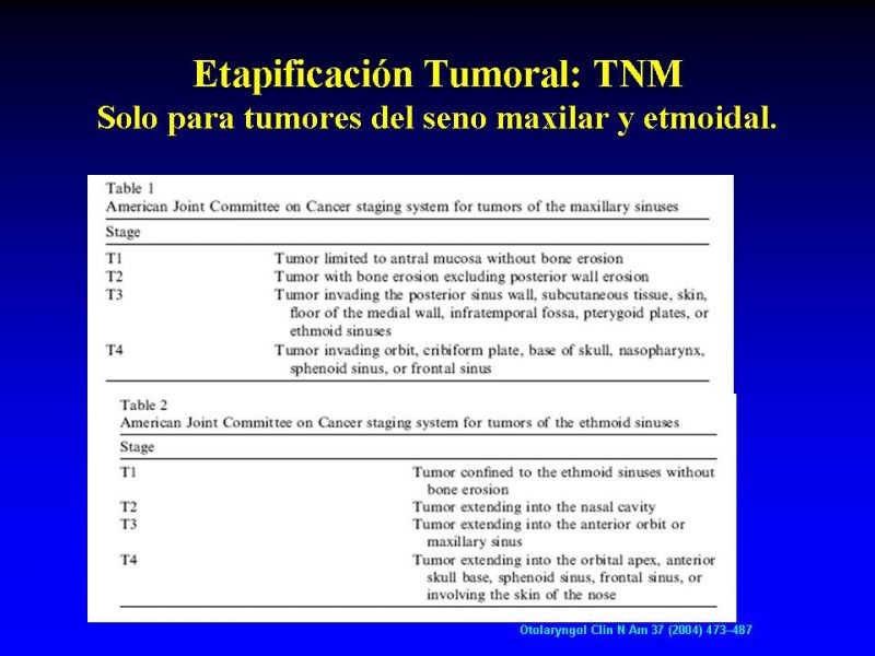 Diapositiva 19 de Tumores de Senos Paranasales