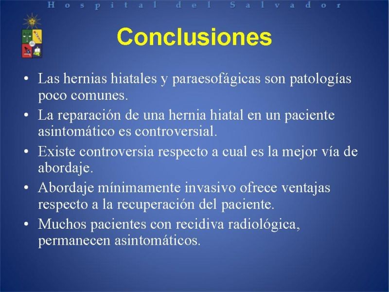 Diapositiva 34 de Hernia Hiatal