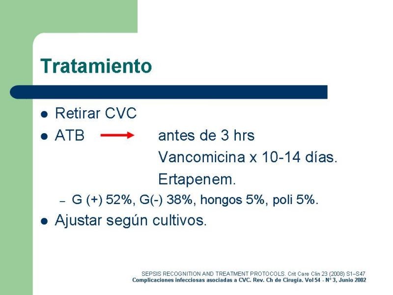 Diapositiva 19 de SEPSIS Y CVC