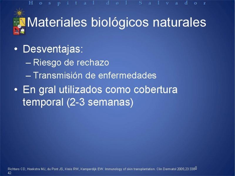 Diapositiva 7 de Sustitutos Dérmicos