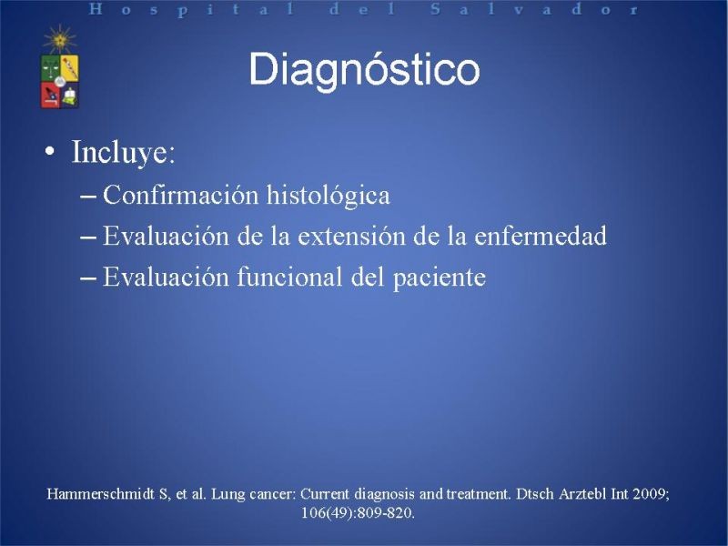 Diapositiva 8 de Cáncer Pulmonar