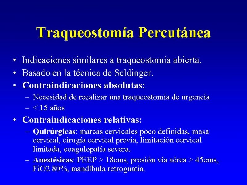 Diapositiva 19 de Traqueostomía