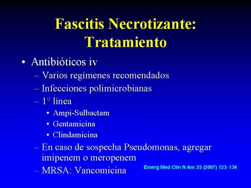 Diapositiva 14 de Infecciones Necrotizantes