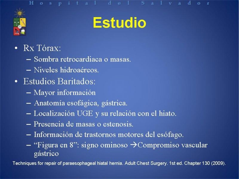 Diapositiva 14 de Hernia Hiatal