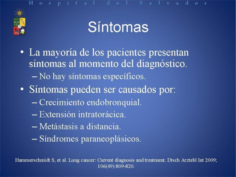 Diapositiva 5 de Cáncer Pulmonar