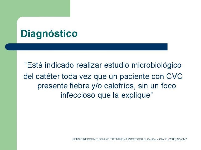 Diapositiva 11 de SEPSIS Y CVC