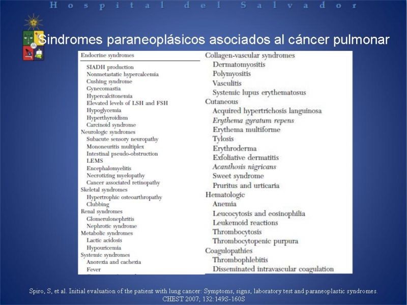 Diapositiva 7 de Cáncer Pulmonar