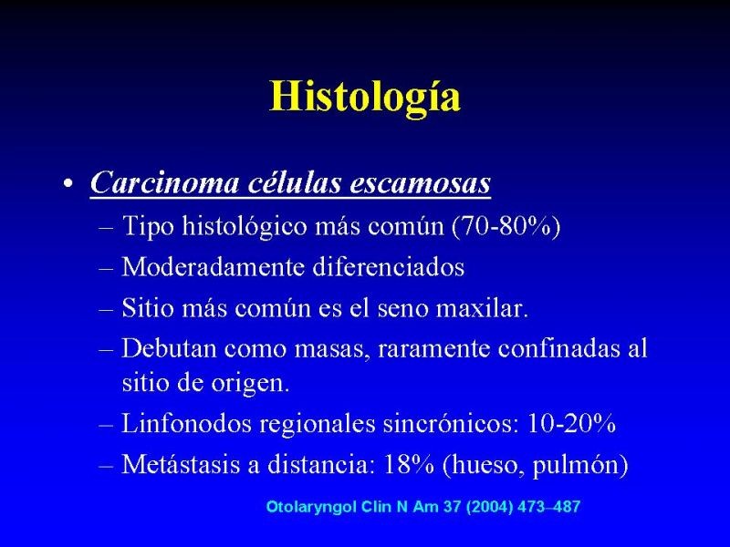 Diapositiva 15 de Tumores de Senos Paranasales